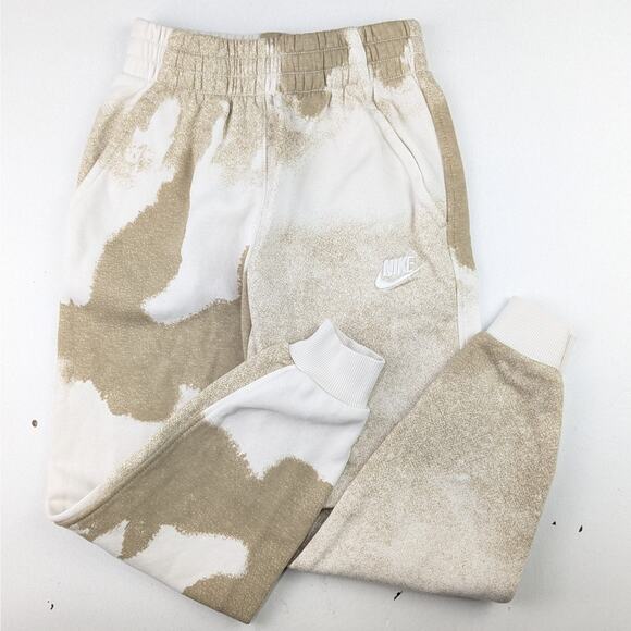 Nike Tan/White Active Joggers - Youth Small (7-8) - Picture 1 of 5